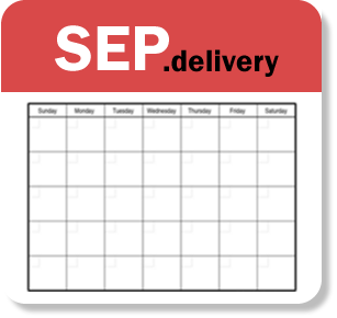 www.sep.delivery, pre-ordered for delivery in September, a corporate monthly domain name for a global, corporate spreadsheet delivery schedule for sale via the NextWorkingDay™ portfolio